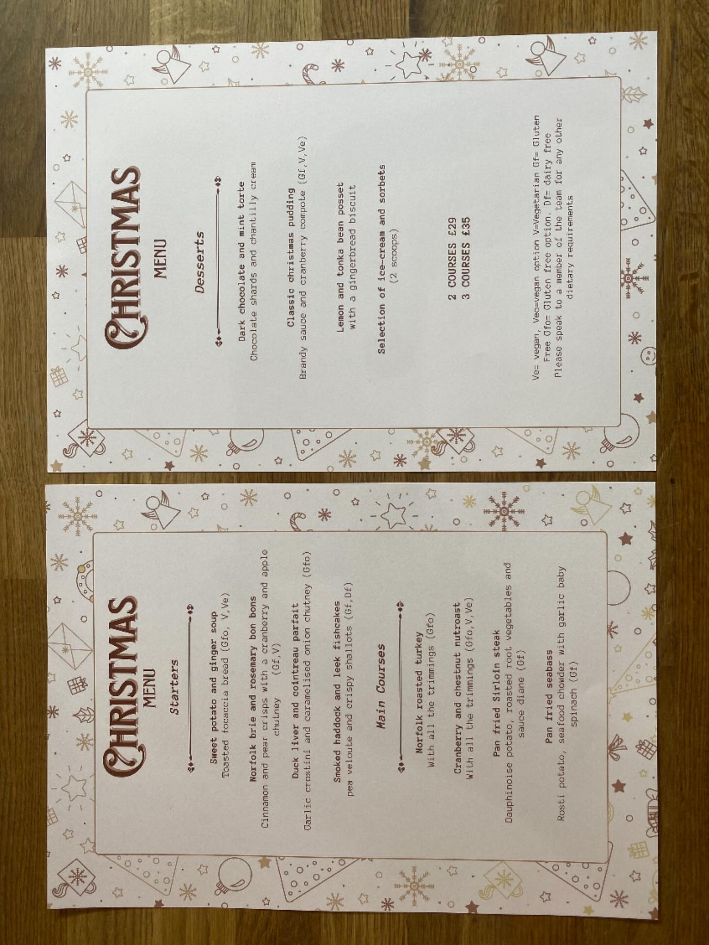 🎄Our Festive menu is here!🎄This evening marks the start of our delicious festive menu!This menu is only available via pre-order, so make sure you give us a call or drop us an email to book in so you don’t miss out!#christmas #festive #festivemenu #cromer #goodfood #xmas