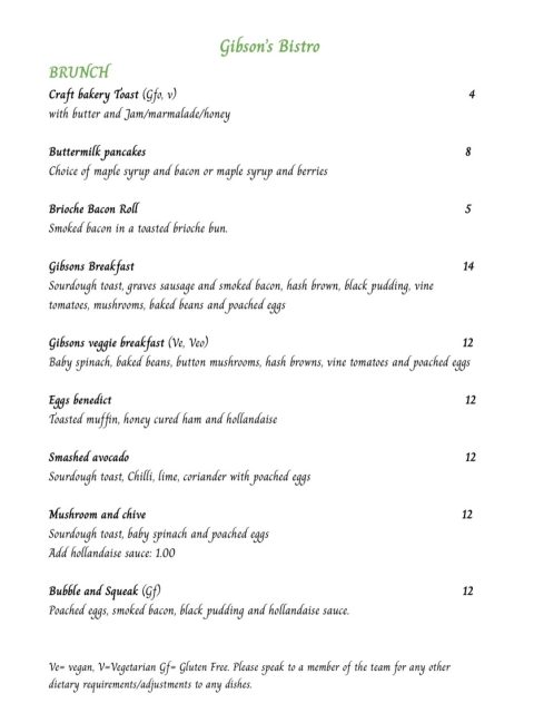 Introducing our new autumn menu starting this Wednesday 🍁We have tweaked our brunch menu and changed our cocktails too! Hope there's something for everyone!#autumnvibes #newmenu #September #cosy #Gibsons